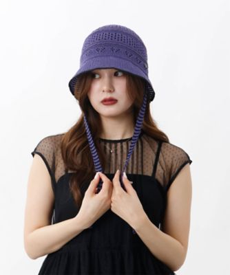 ハートジャカードボンネットハット 4ASS34718 | ANNA SUI
